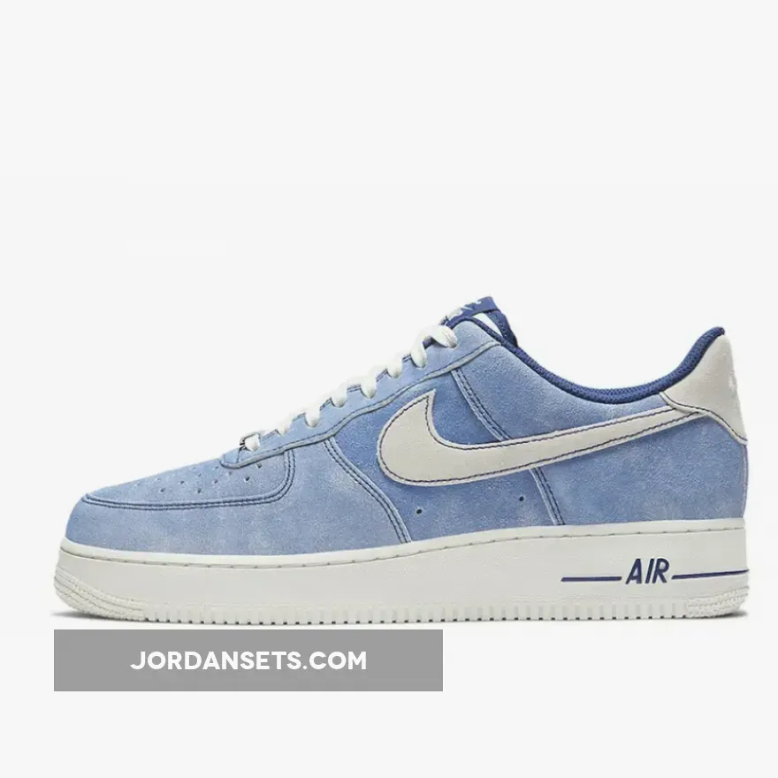 Nike Air Force 1 Low Blue Void/Sail #blue suede air force 1