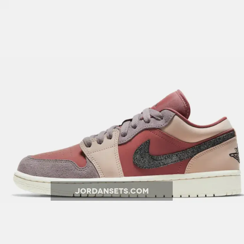 Air Jordan 1 Low GS Canyon Rust/Black-Purple Smoke DC0774-602 purple smoke jordan 1