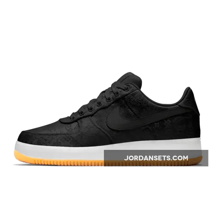 Fragment x CLOT x Nike Air Force 1 Black/University Red/White #nike air force fragment