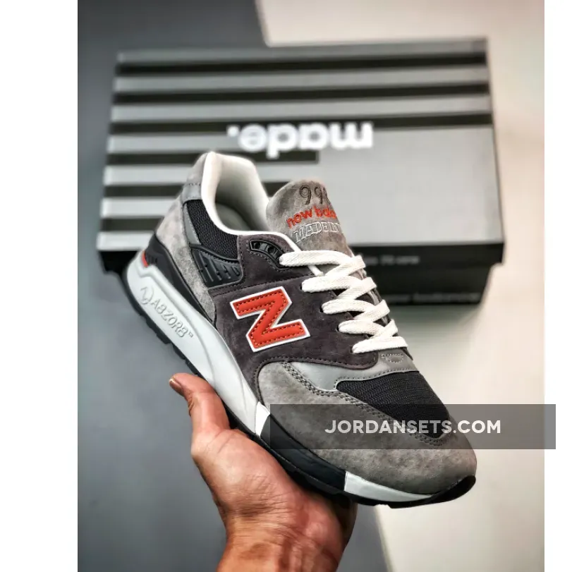 New Balance 998 Grey Orange new blance usa
