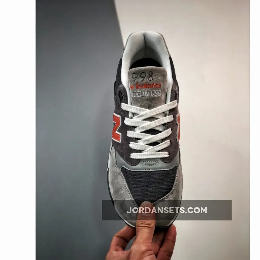 New Balance 998 Grey Orange new blance usa