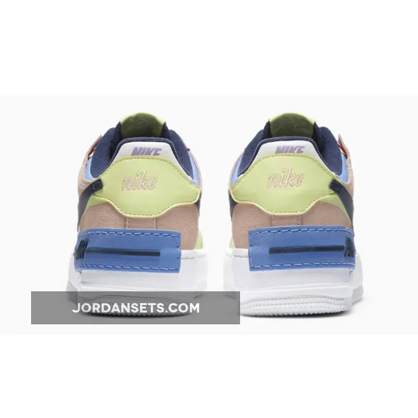 Nike Air Force 1 Shadow Photon Dust/Royal Pulse-Barely Volt / air force 1 shadow volt