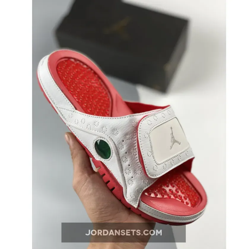 Jordan Hydro 13 Slide White Red 684915-121 For Sale