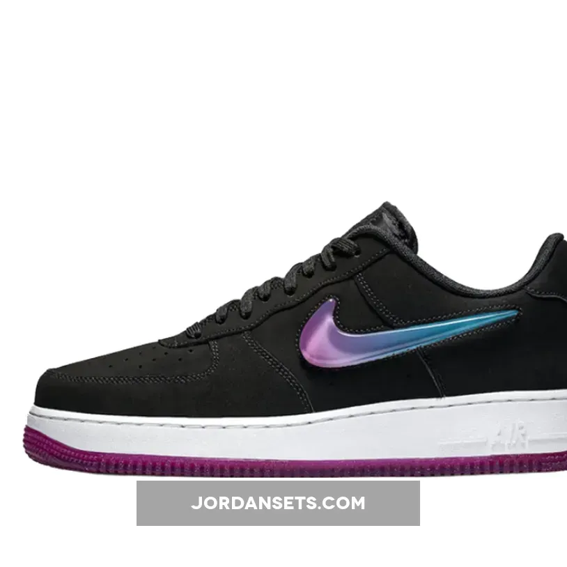 Nike Air Force 1 PRM 'Jelly Jewel' Active Fuchsia With Oversized Swoosh Logo AT4143-001 For Sale