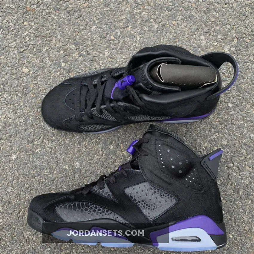 Social Status x Air Jordan 6 Black Cat Hair By Jordan AR2257-005