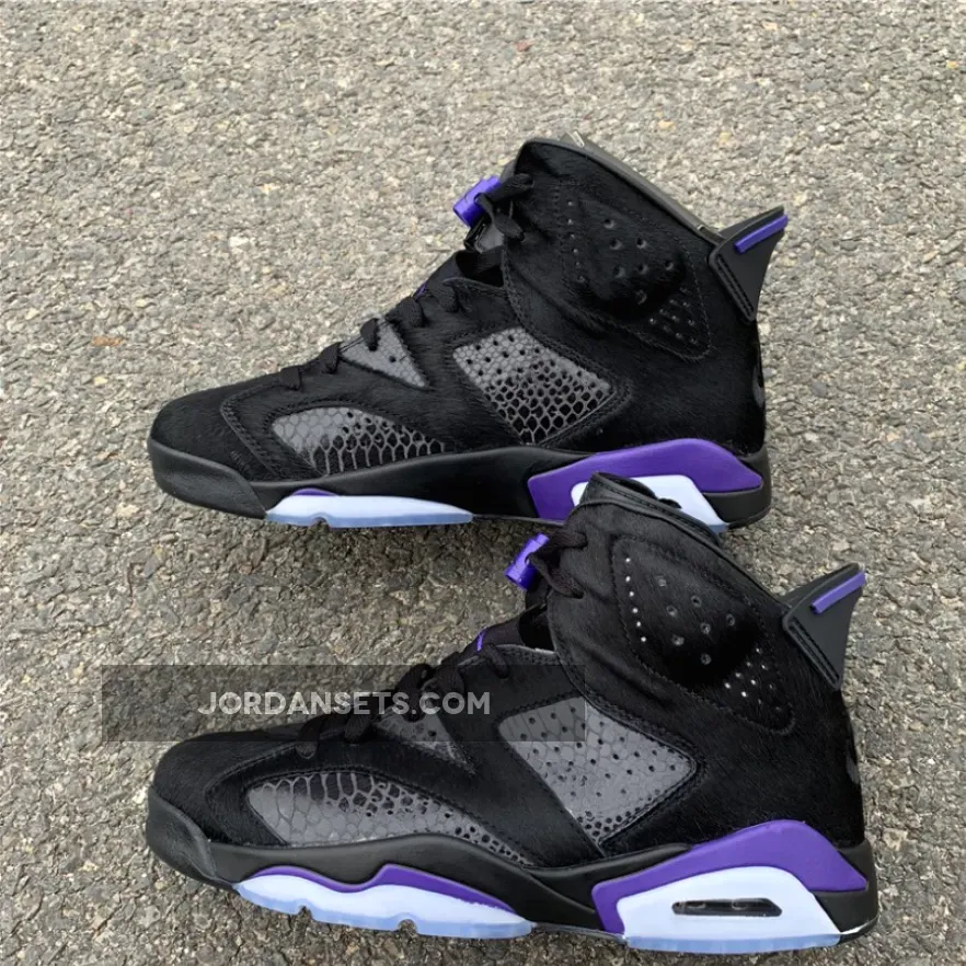 Social Status x Air Jordan 6 Black Cat Hair By Jordan AR2257-005