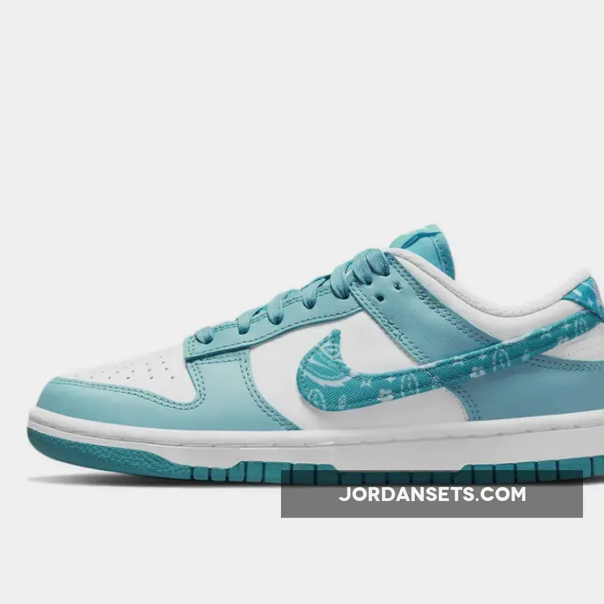 Nike Dunk Low Blue Paisley - nike dunk low blue paisley dh4401-101
