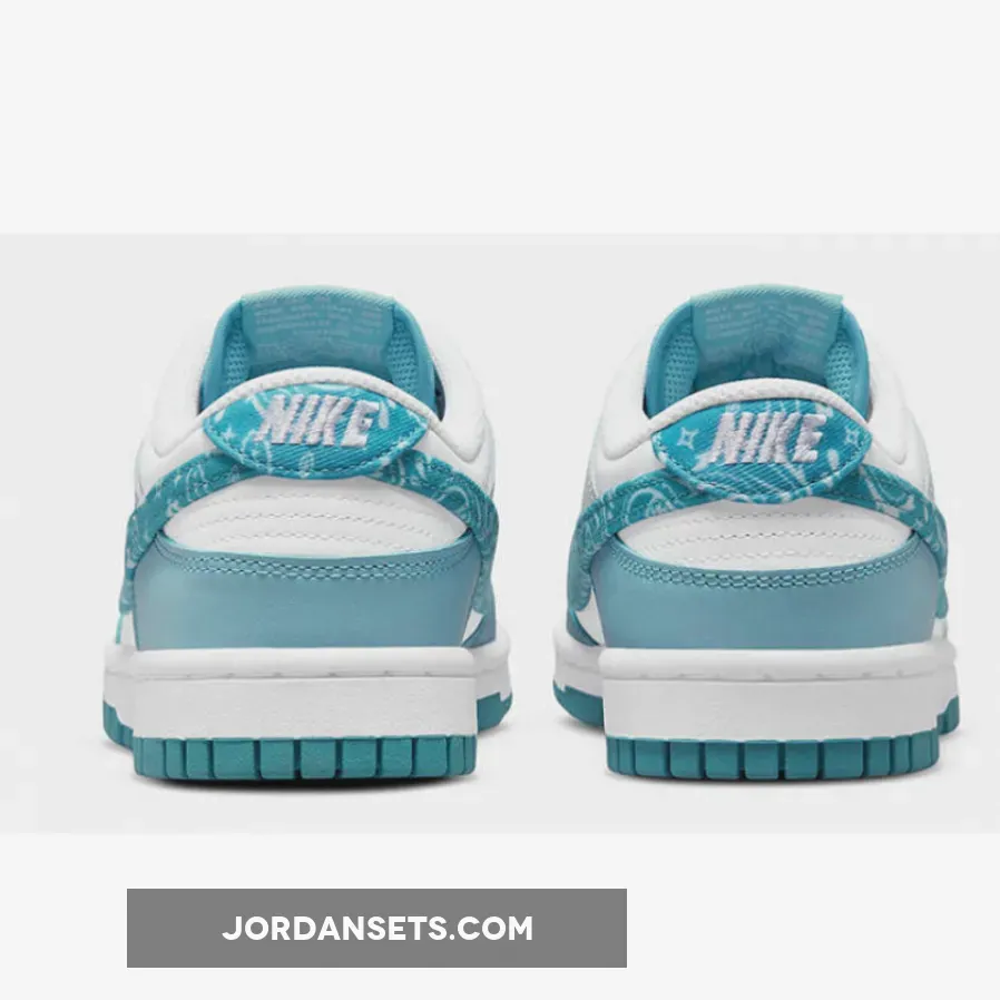 Nike Dunk Low Blue Paisley - nike dunk low blue paisley dh4401-101