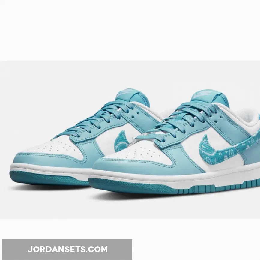 Nike Dunk Low Blue Paisley - nike dunk low blue paisley dh4401-101