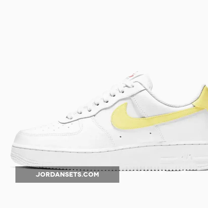 Nike Air Force 1 07 White Light Citron For Womens 315115-160 Outlet