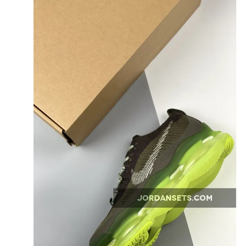 Nike Air Max Scorpion 'Barely Volt/Cargo Khaki' DJ4701-300 - hunter green shoes mens