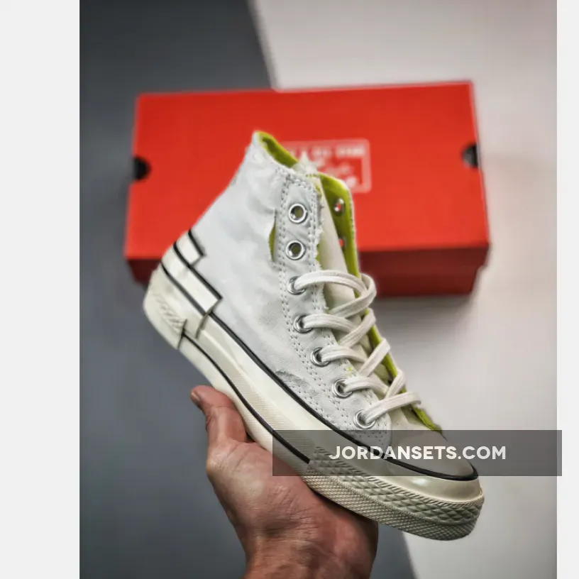 Converse Chuck 70 Hacked Heel Edge Glow White/Laser Lemon/Egret - converse chuck 70 heel