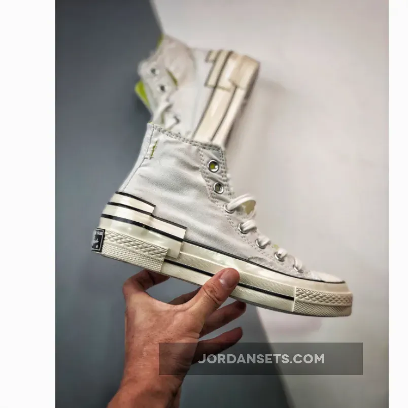 Converse Chuck 70 Hacked Heel Edge Glow White/Laser Lemon/Egret - converse chuck 70 heel