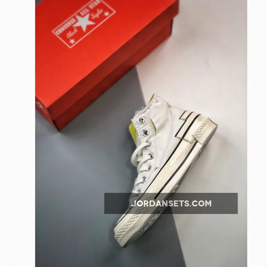 Converse Chuck 70 Hacked Heel Edge Glow White/Laser Lemon/Egret - converse chuck 70 heel