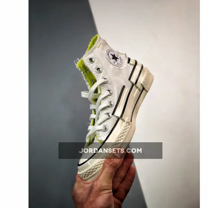 Converse Chuck 70 Hacked Heel Edge Glow White/Laser Lemon/Egret - converse chuck 70 heel