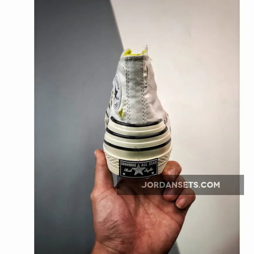 Converse Chuck 70 Hacked Heel Edge Glow White/Laser Lemon/Egret - converse chuck 70 heel