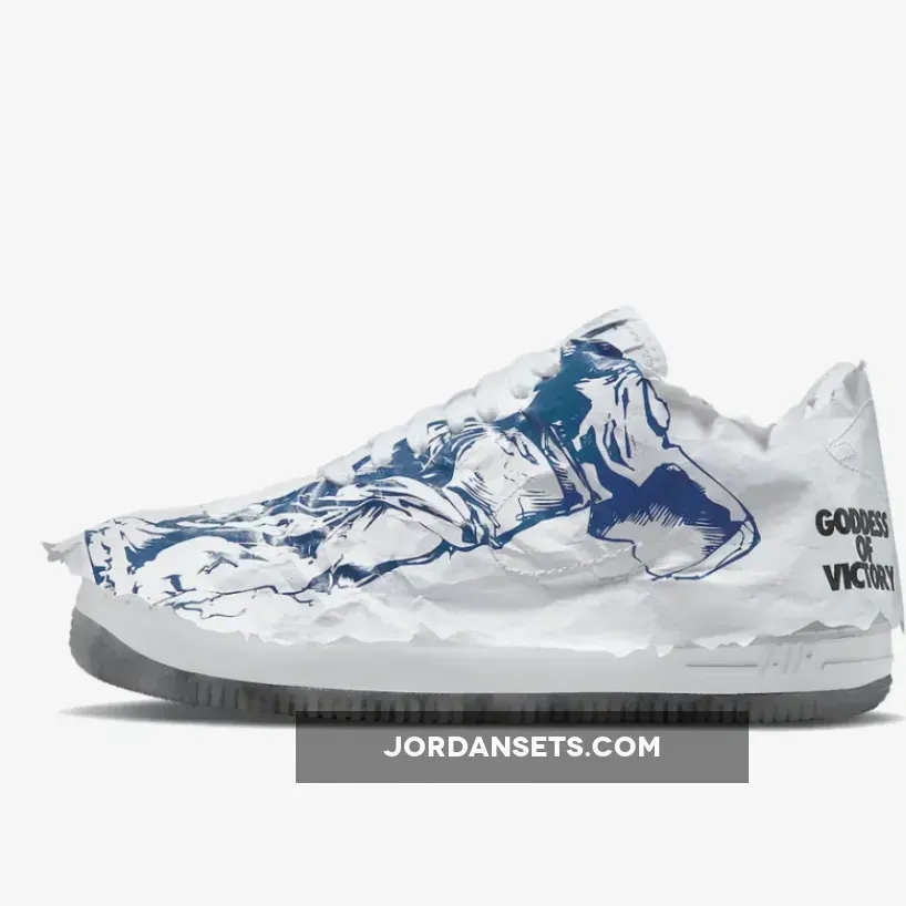 Nike Air Force 1 Shadow 'Goddess of Victory' White Grey - nike air force 1 goddess of victory
