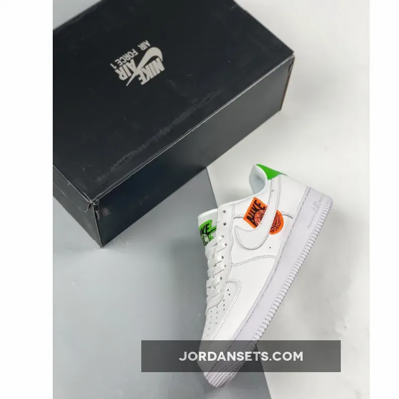 Nike Air Force 1 Low Worldwide White/Dark Crimson-Green CT1414-100