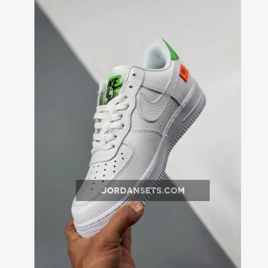 Nike Air Force 1 Low Worldwide White/Dark Crimson-Green CT1414-100