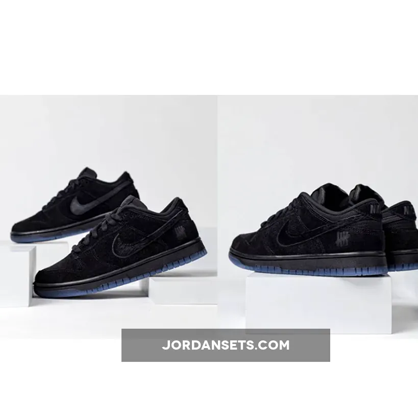 UNDEFEATED x Nike Dunk Low 'Dunk vs AF-1' Black DO9329-001 / all black dunks low