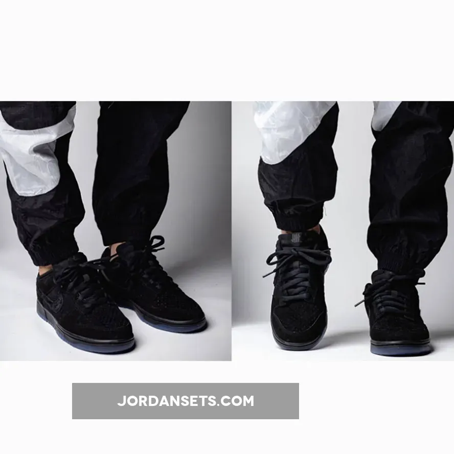 UNDEFEATED x Nike Dunk Low 'Dunk vs AF-1' Black DO9329-001 / all black dunks low