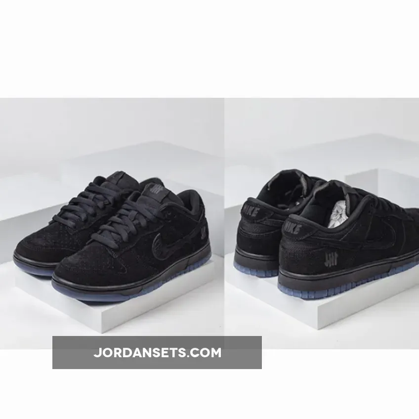 UNDEFEATED x Nike Dunk Low 'Dunk vs AF-1' Black DO9329-001 / all black dunks low