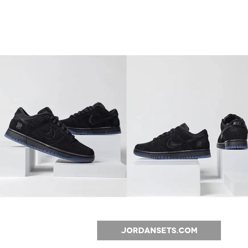 UNDEFEATED x Nike Dunk Low 'Dunk vs AF-1' Black DO9329-001 / all black dunks low