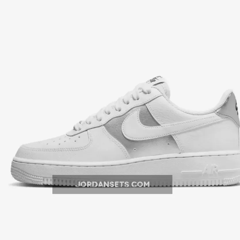 Nike Air Force 1 Low White Metallic Silver For Womens DD8959-104 #metallic silver air force 1