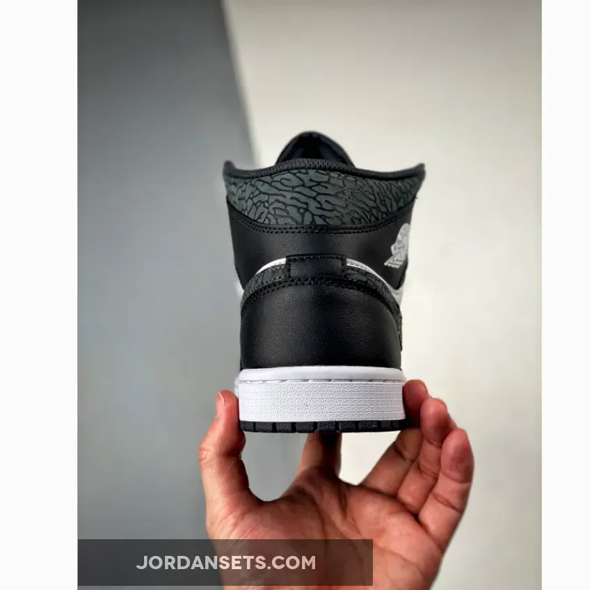 Air Jordan 1 Mid SE 'Panda Elephant' Black White J1 Elephant Air Jordan 1 Mid SE 'Panda Elephant' Black White J1 Elephant