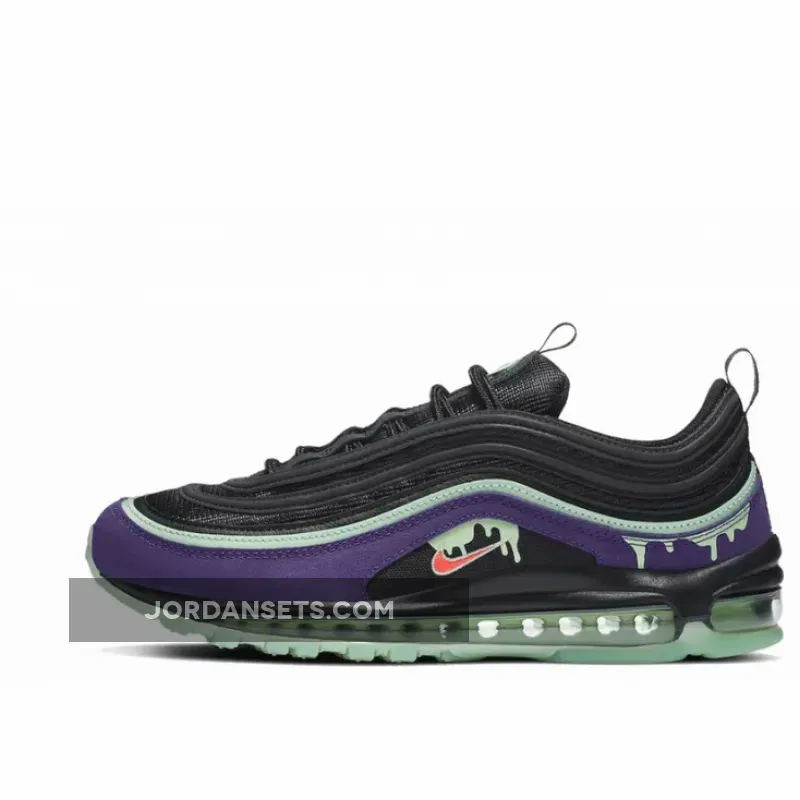Nike Air Max 97 'Slime Halloween' Black/Green-Purple / air max 97 slime