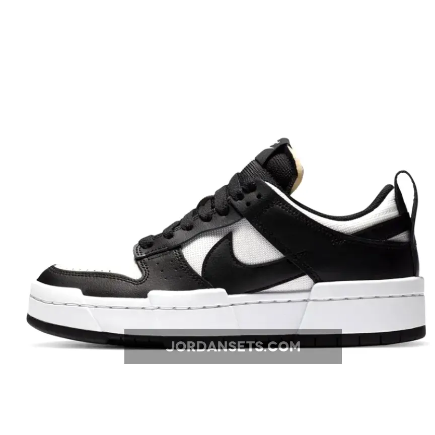 Nike Dunk Low Disrupt White Black CK6654-102 / nike disrupt black white