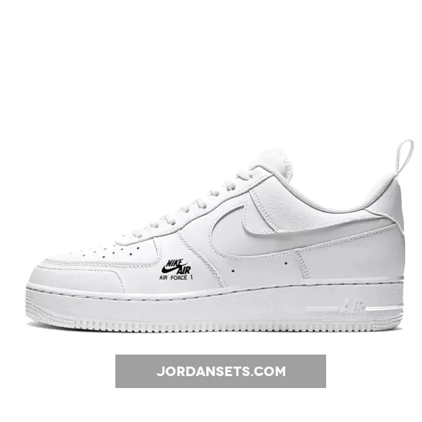 airforce1 low utility white black