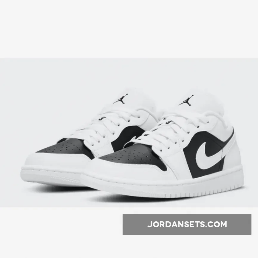Air Jordan 1 Low 'Panda' White/White-Black - jordan pandas 1