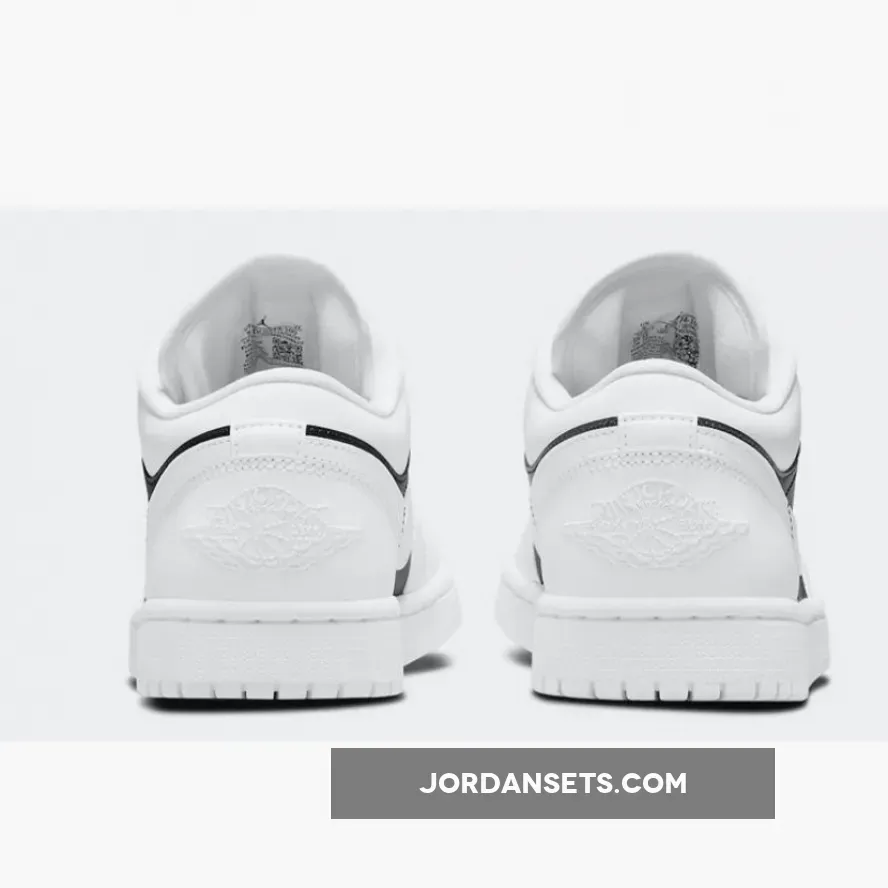 Air Jordan 1 Low 'Panda' White/White-Black - jordan pandas 1