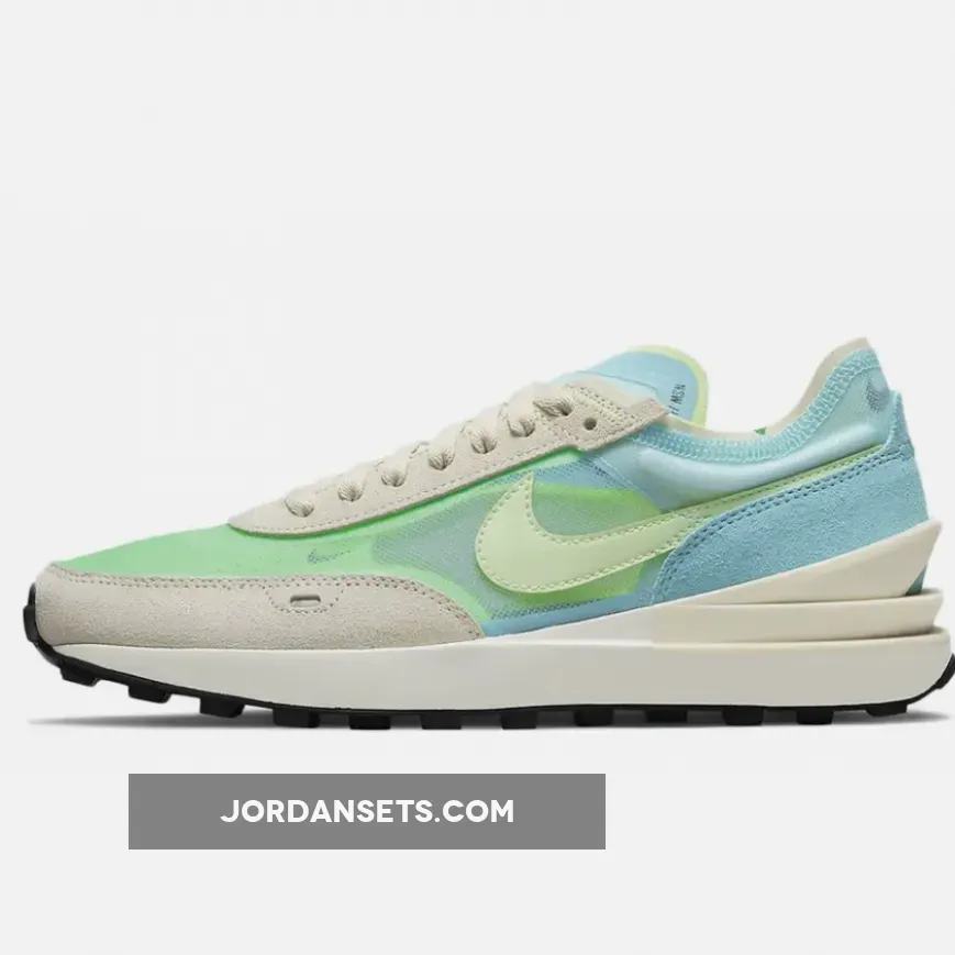 Nike Waffle One Bleached Aqua For Womens DC2533-401 - waffle one green
