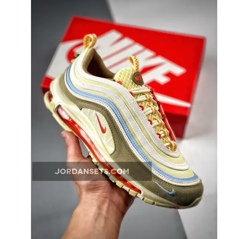 Nike Air Max 97 Alabaster Ivory Olive DX6037-781 - nike alabaster