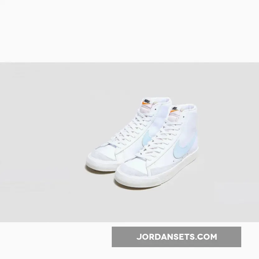Nike Blazer Hi Vintage White Blue BQ6806-109 #blazer mid 77 vintage celestine blue