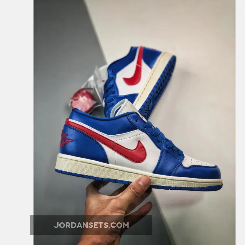 Air Jordan 1 Low Sport Blue/Gym Red-White DC0774-416 Online