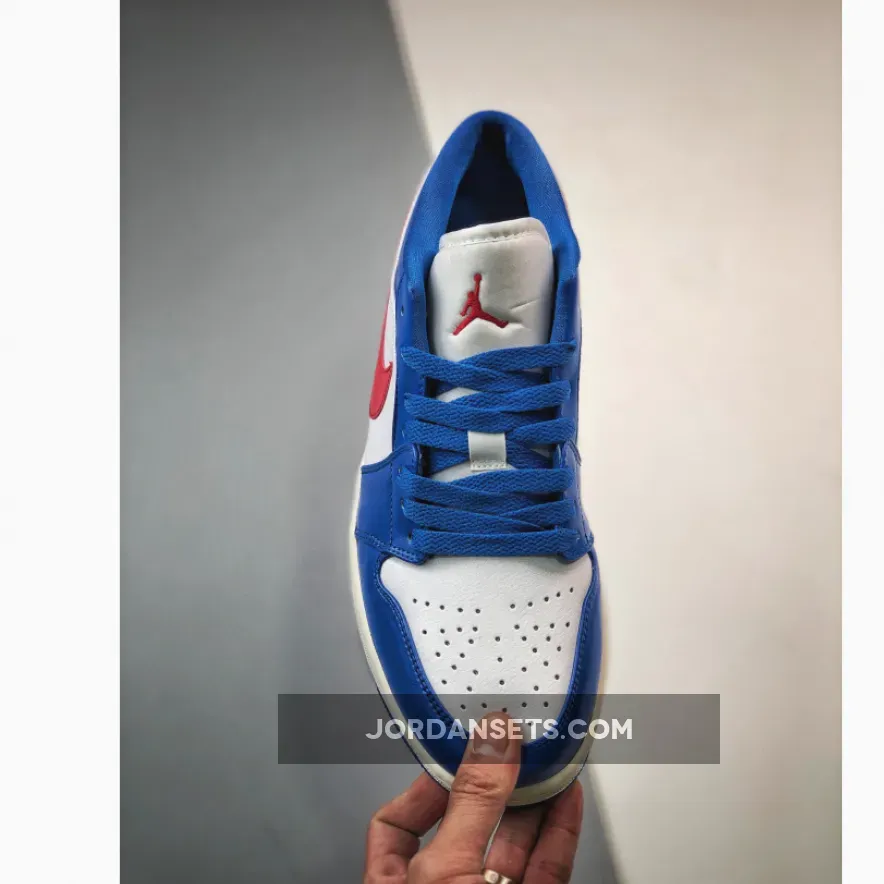 Air Jordan 1 Low Sport Blue/Gym Red-White DC0774-416 Online