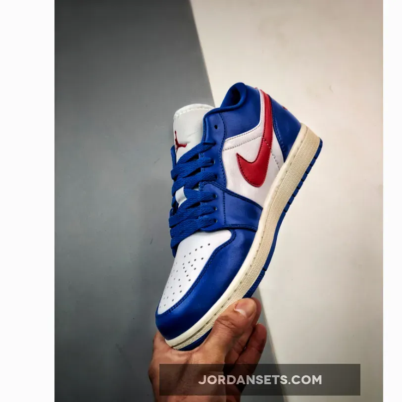 Air Jordan 1 Low Sport Blue/Gym Red-White DC0774-416 Online