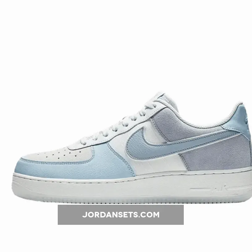 Nike Air Force 1 07 LV8 2 Blue White AO2425-400 - light armory blue air force 1