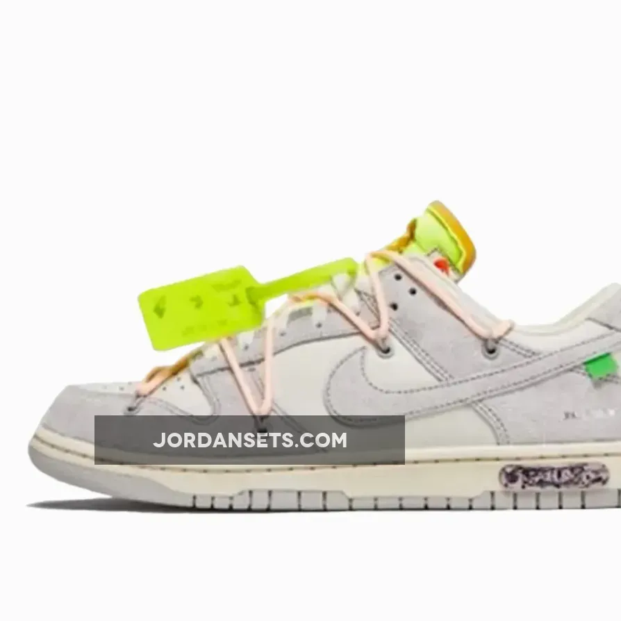 Off-White x Nike Dunk Low 'Lot 12 of 50' Sail Pink #lot 12 dunks