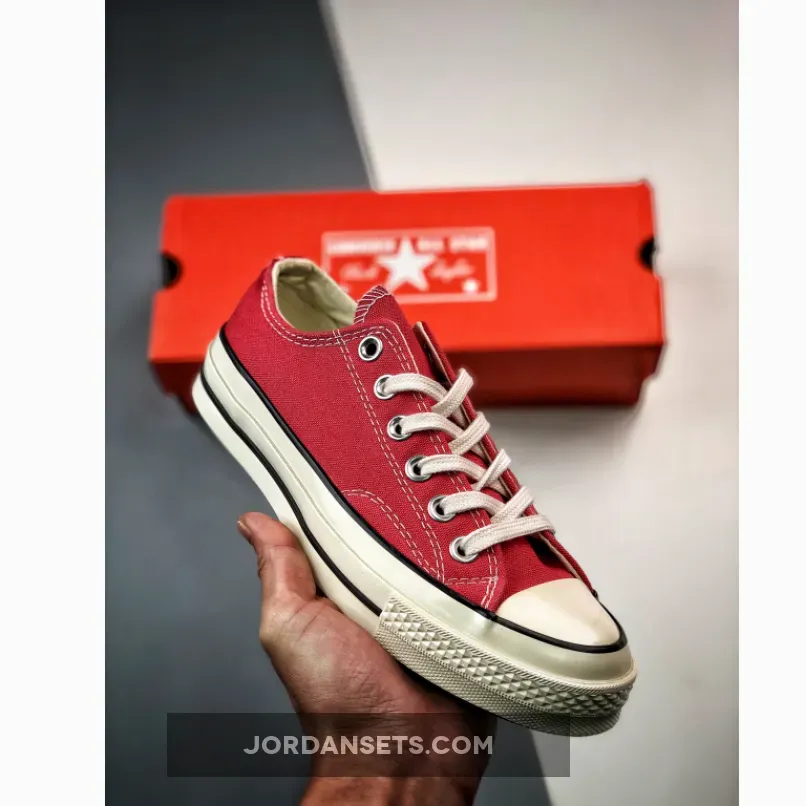 Converse Chuck 70 Low Vintage Canvas Rhubarb Pie/Egret/Black / chuck 70 vintage canvas sale