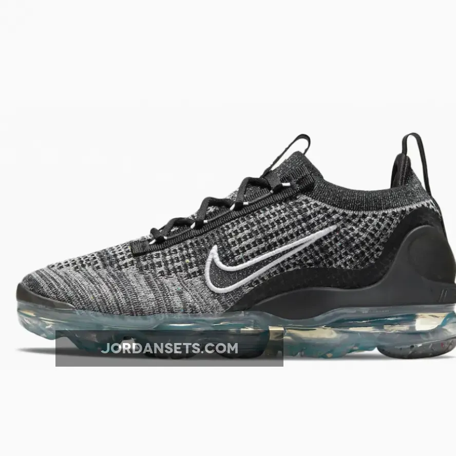 Nike Air VaporMax 'Oreo' Black/White-Metallic Silver - vapormax oreo 2021