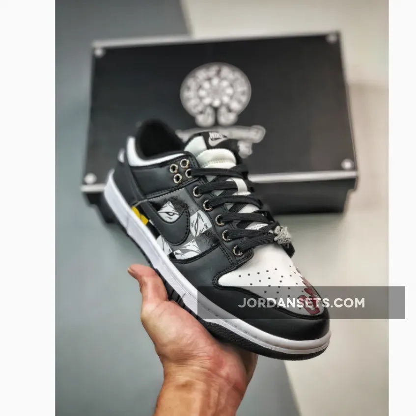 Nike Dunk Low Black White For Sale