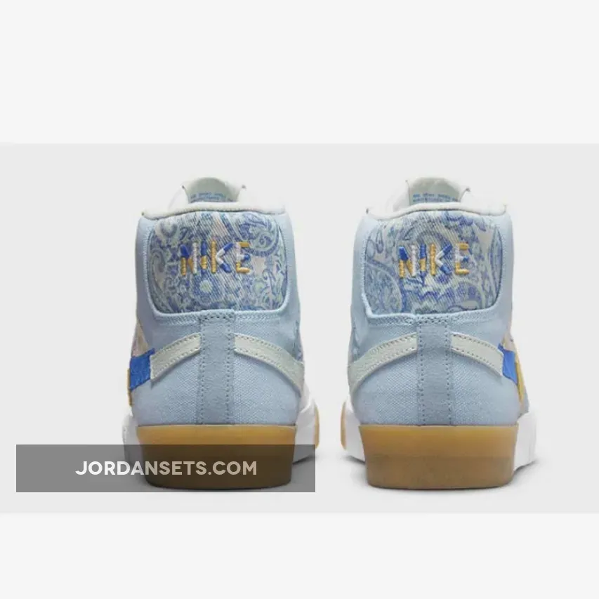 Nike SB Zoom Blazer Mid Premium 'Paisley' / nike blazer blue