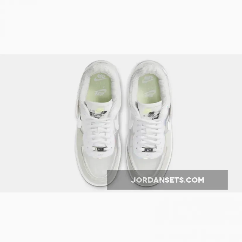 Nike Air Force 1 Shadow Pure Platinum White For Womens DC5255-043 New Releases