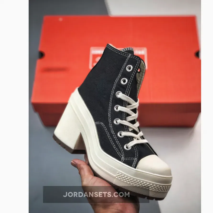 Converse Chuck 70 De Luxe Heel Black Egret A05347C For Sale