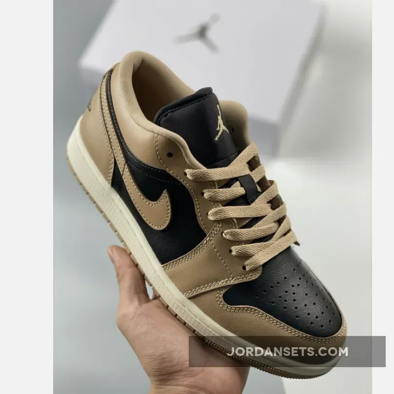 Air Jordan 1 Low 'Vachetta Tan' Desert/Sail/Black DC0774-201 / jordan 1 desert