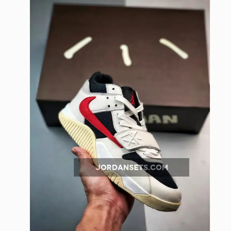 Best Travis Scott X Jordan Jumpman Jack Sail Navy University Red